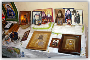 Myrrh-streaming icons of Saint Gabriel